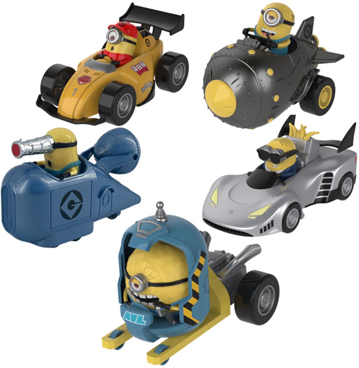 Bandai minions figurine assortie jaune