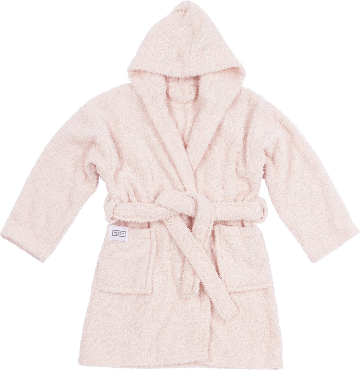 Peignoir Meyco baby uni - tissu éponge - rose tendre - 86 92