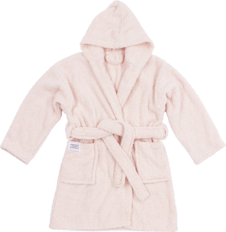 Peignoir Meyco baby uni - tissu éponge - rose tendre - 86 92
