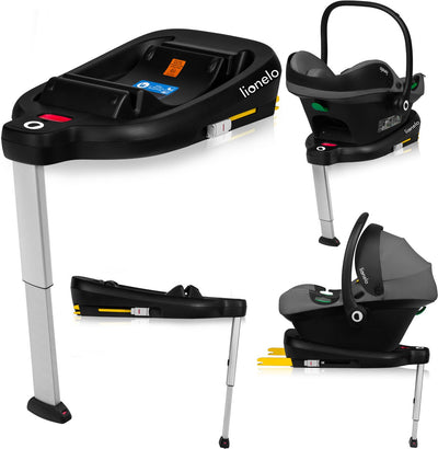 Base Lionelo Lemmy i-size - base pour siège auto isofix - avec pied de stabilisation - convient au siège auto Lemmy