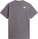 The North Face M Bracket Logo Regular SS Tee Chemise d'extérieur pour hommes - Perle fumée