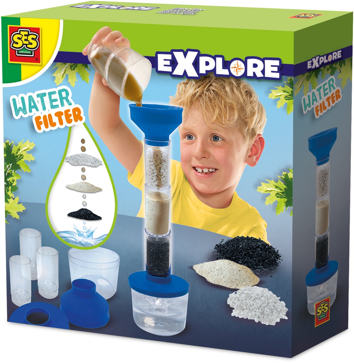SES SES Filtre d'eau propre