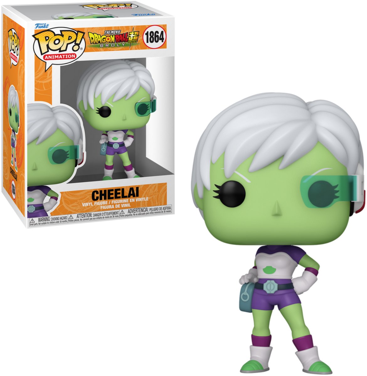 Animation Funko pop : dragon ball super : broly - cheelai pop #1864