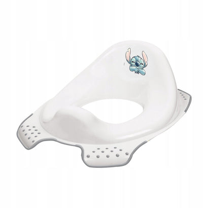 Point de maintien - réducteur de toilettes - antidérapant - blanc
