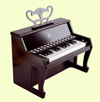 Hape piano lumineux noir - piano enfant avec 25 touches lumineuses - clavier électronique pour enfants à partir de 3 ans