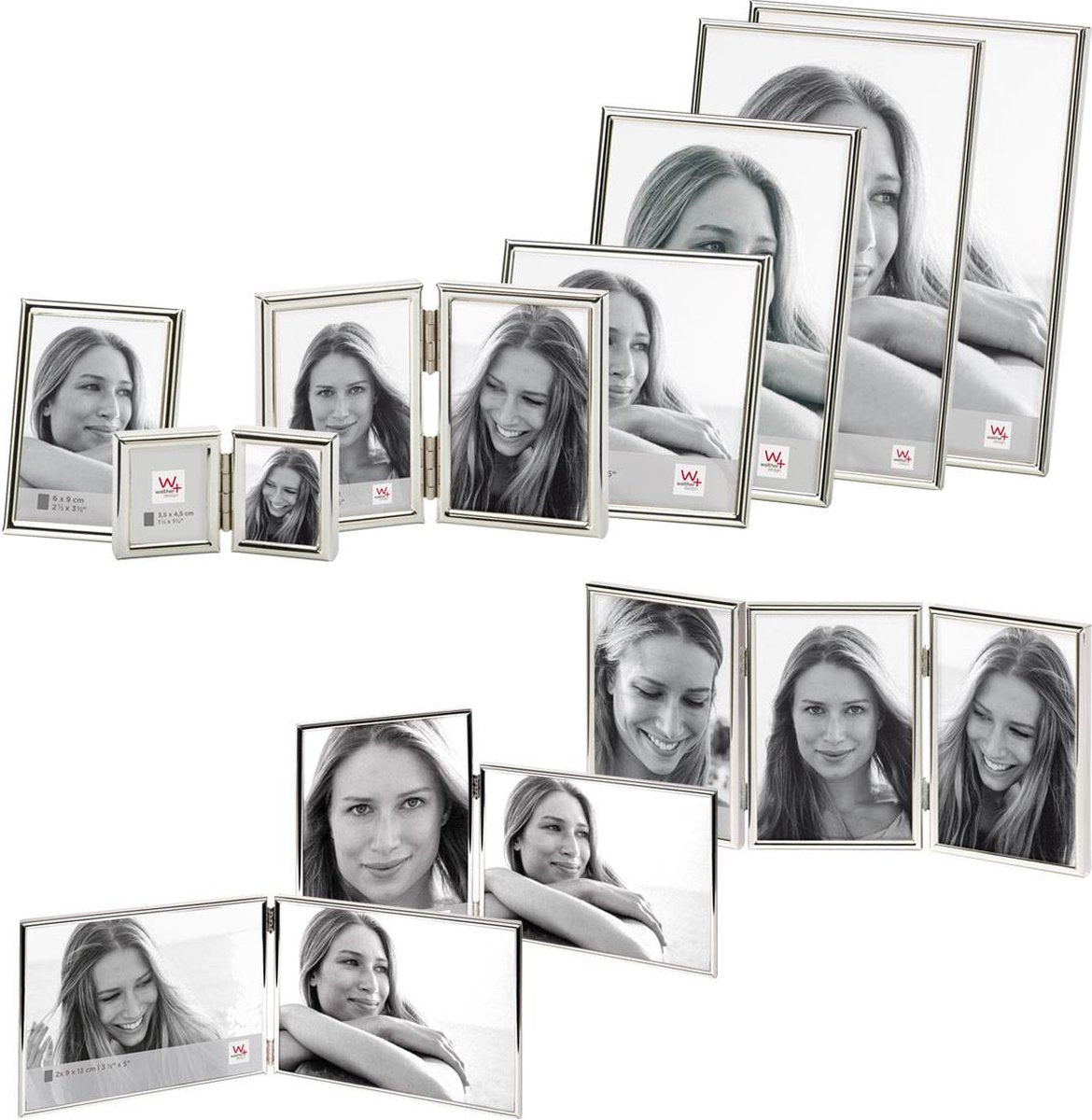 Walther cadre chloé, argent 90x130