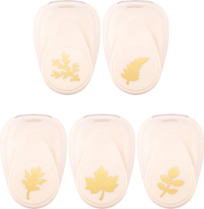 Vaessen creative punch set - figure punch - feuilles d'automne - 5 pcs. - 1,7 à 2,5cm
