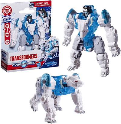Transformers Cyberworld Energon Surge Autobot Jazz Cyber Changeurs - figurine articulée