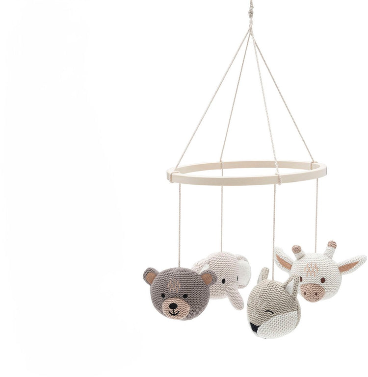 Jollein - mobile pour bébé - mobile pour parc, mobile musical, mobile pour bébé - animaux