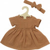 Robe de poupée HEENS BRAUNE DE RUFFLES, 35-45 cm