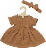 Robe de poupée HEENS BRAUNE DE RUFFLES, 35-45 cm - afbeelding 1