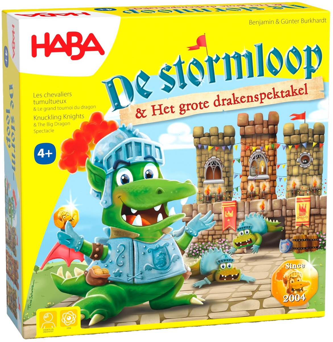 Haba | jeu familial la bousculade le grand dragon spectacle