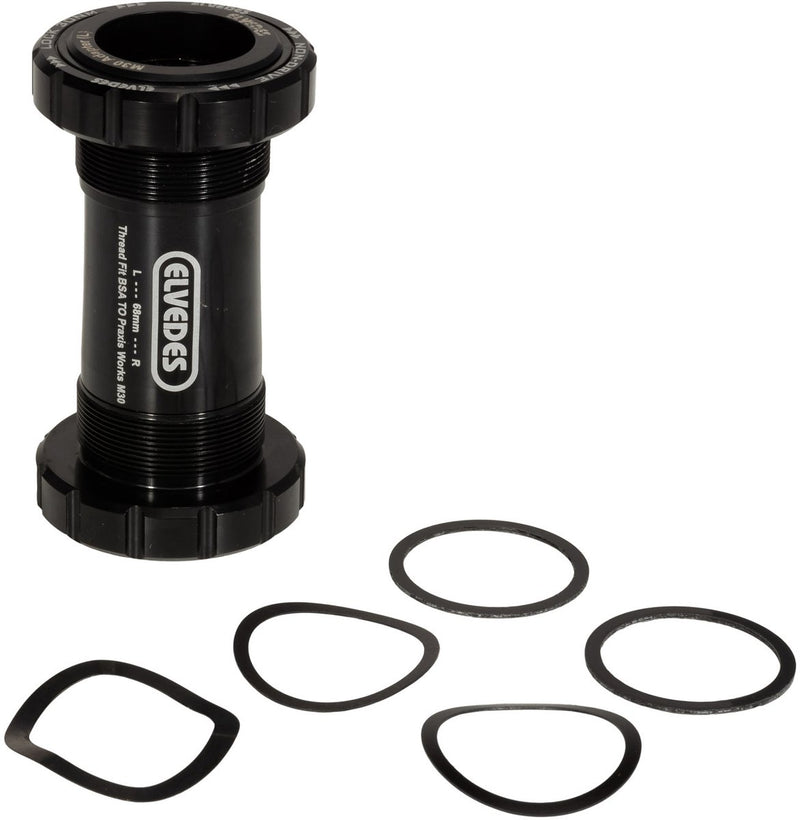 Boitier de pédalier Elvedes Filetage fit BSA pour Praxis route VTT 68-73 mm