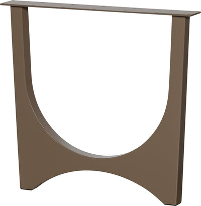 Pied de table design Woood zaandam - métal - sable - 1 pièce - 72x79x10