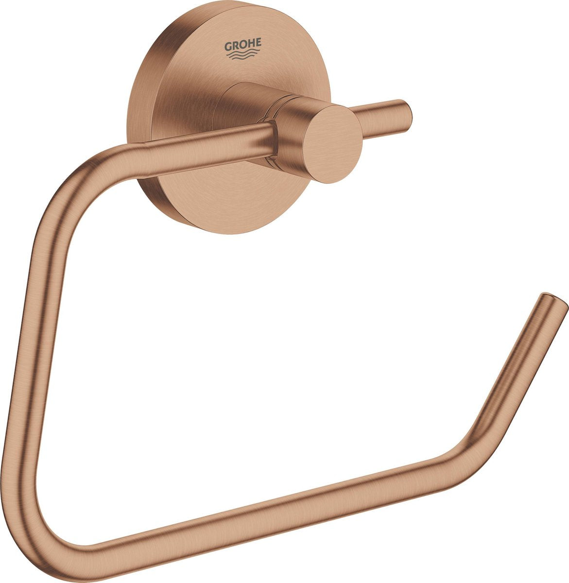 Porte-rouleau de papier toilette Grohe essentials - or coucher de soleil (bronze mat)