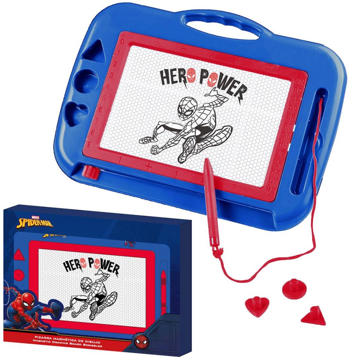 Tableau magique Spider-man bleu foncé 100% abs