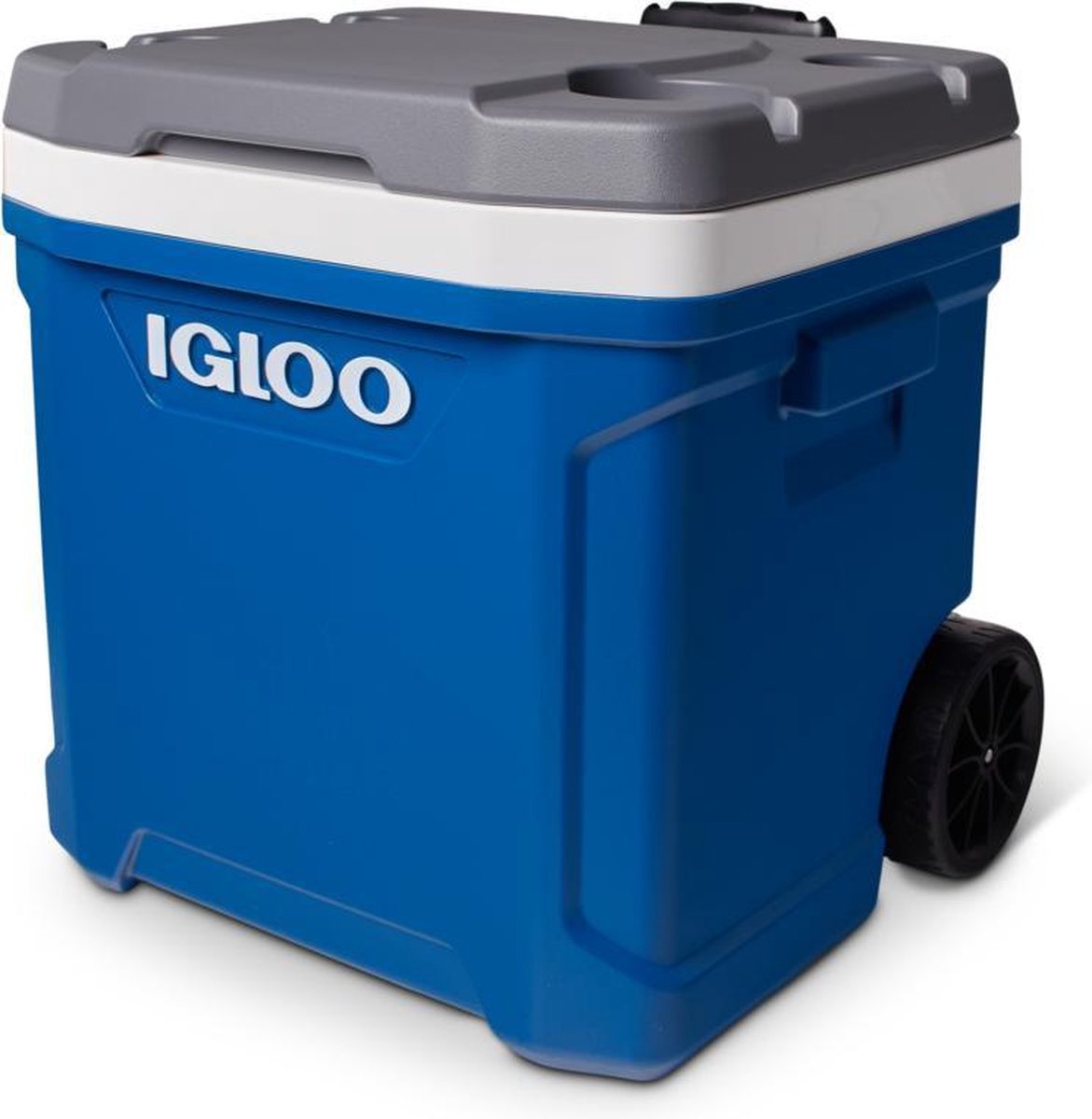 Igloo latitude 60 roller - grande glacière sur roulettes - 56 litres - bleue