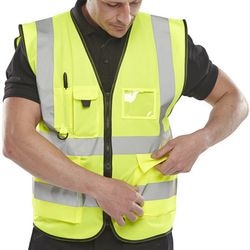 Gilet frappant haute visibilité jaune 3xl