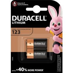 Duracell Ultra Photo DL123, 2 pièces