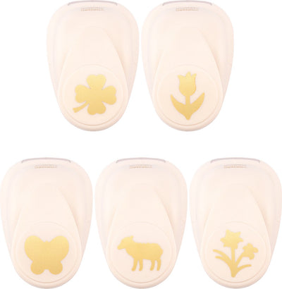 Vaessen creative punch set - figure punch - ressort - 5 pcs. - 1,8 à 2,5 cm