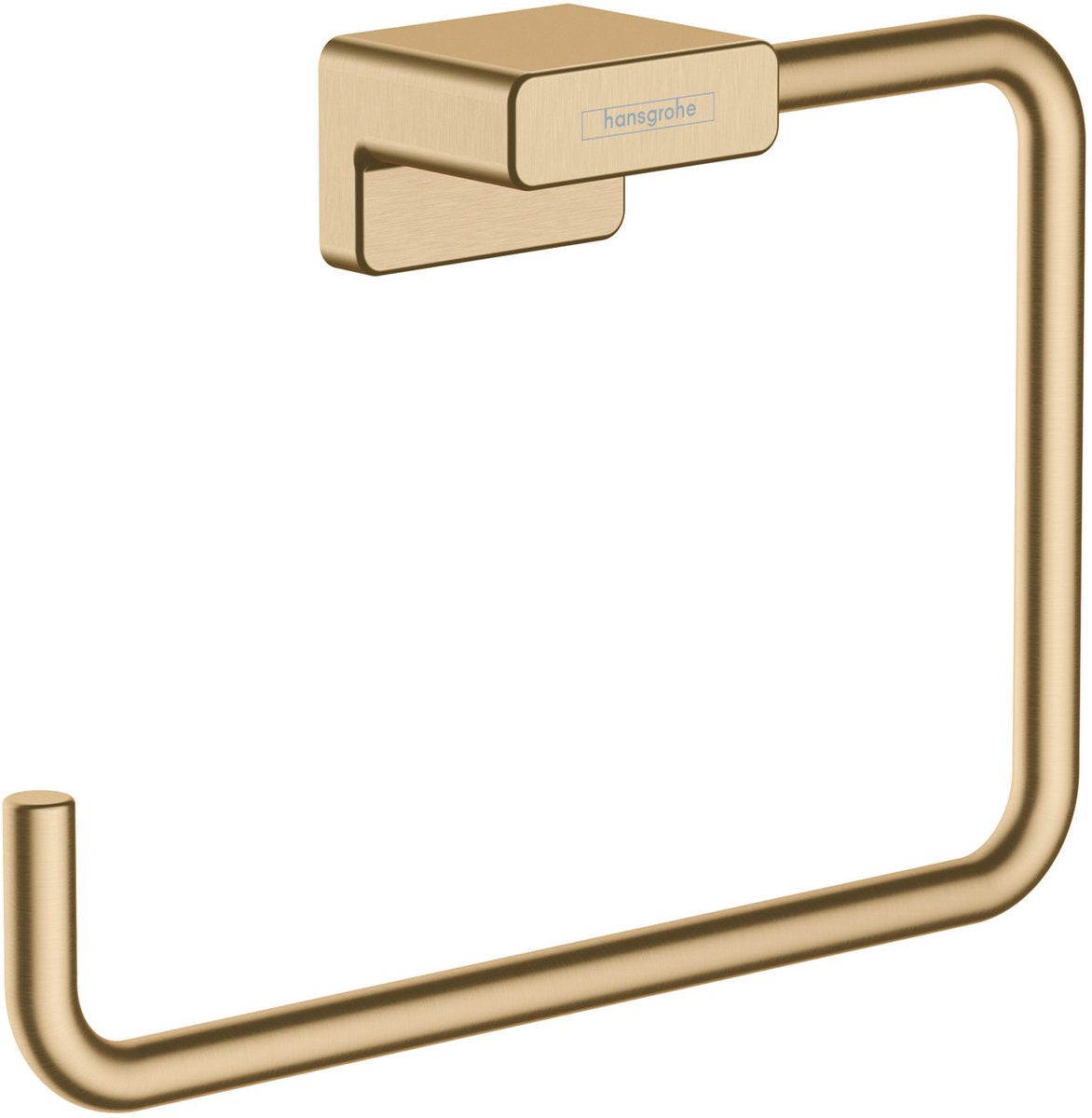 Anneau porte-serviettes Hansgrohe Addstoris bronze brossé