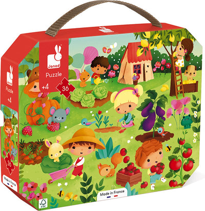 Janod - puzzle - le jardin