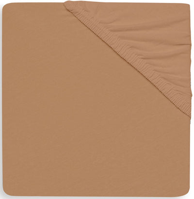 Jollein - drap housse bébé jersey (biscuit) - coton - drap housse berceau - 40 50x80 90cm