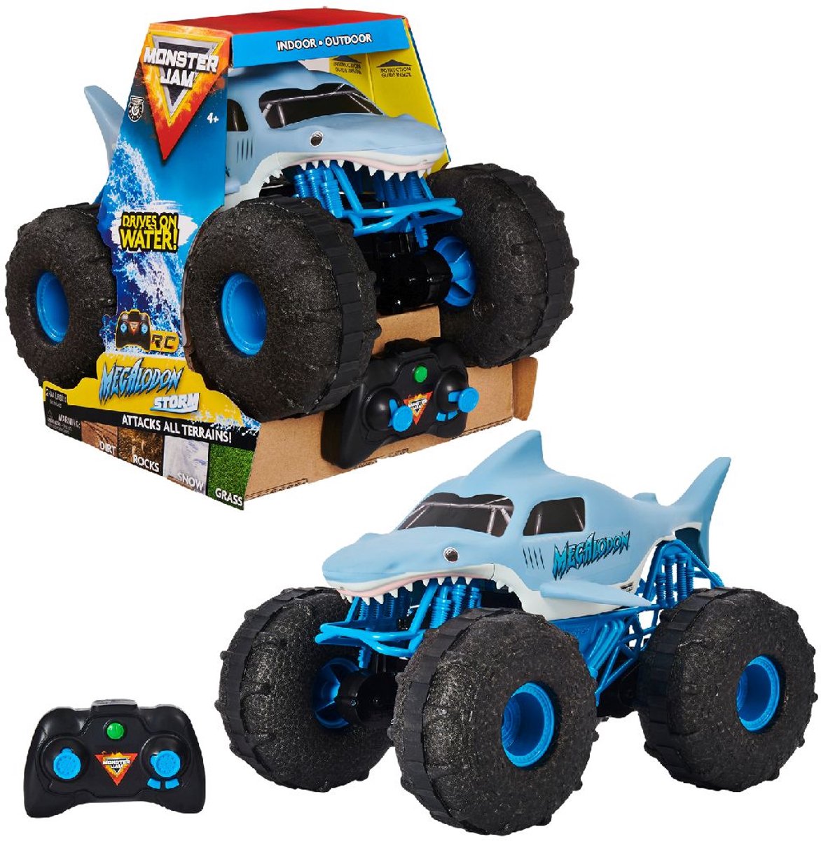 Monster Jam Monster Jam RC Megalodon Storm 1:15 pour chaque site