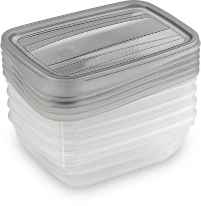 Curver vedo set de récipients alimentaires 5x0,5l - 16x12x4,5 cm - transparent