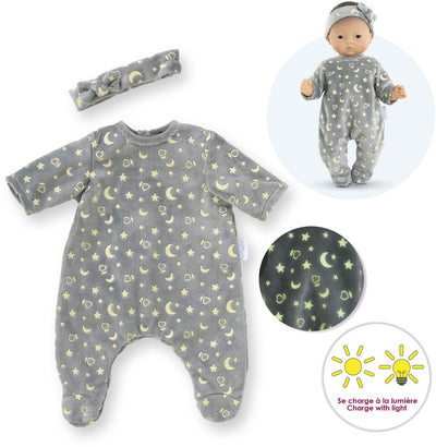 Pyjamas et bandeau de poupées Corolle, 30 cm - Glow dans l'obscurité