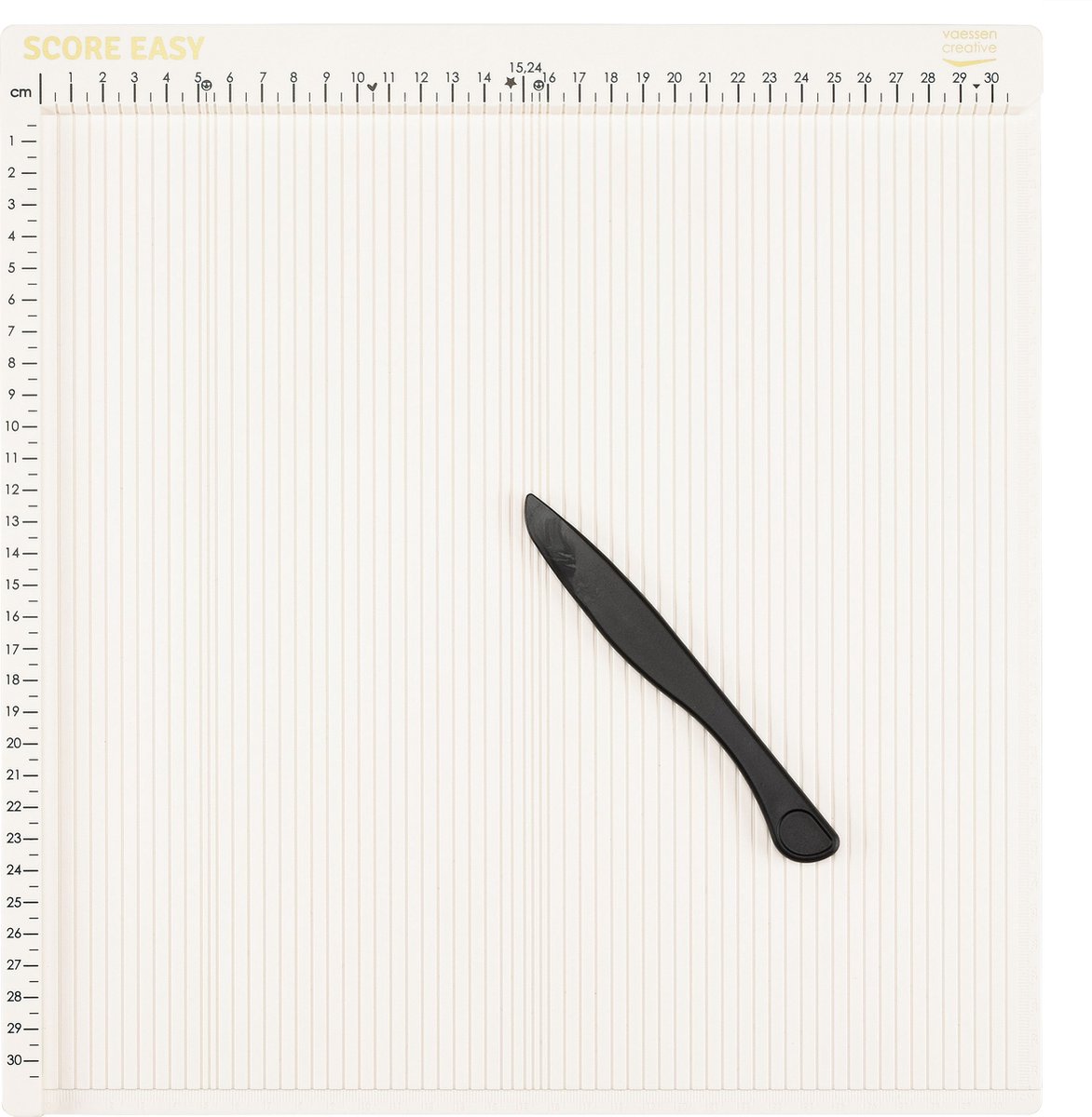 Vaessen creative • score tableau de notation facile 30,5x30,5cm blanc cassé cm