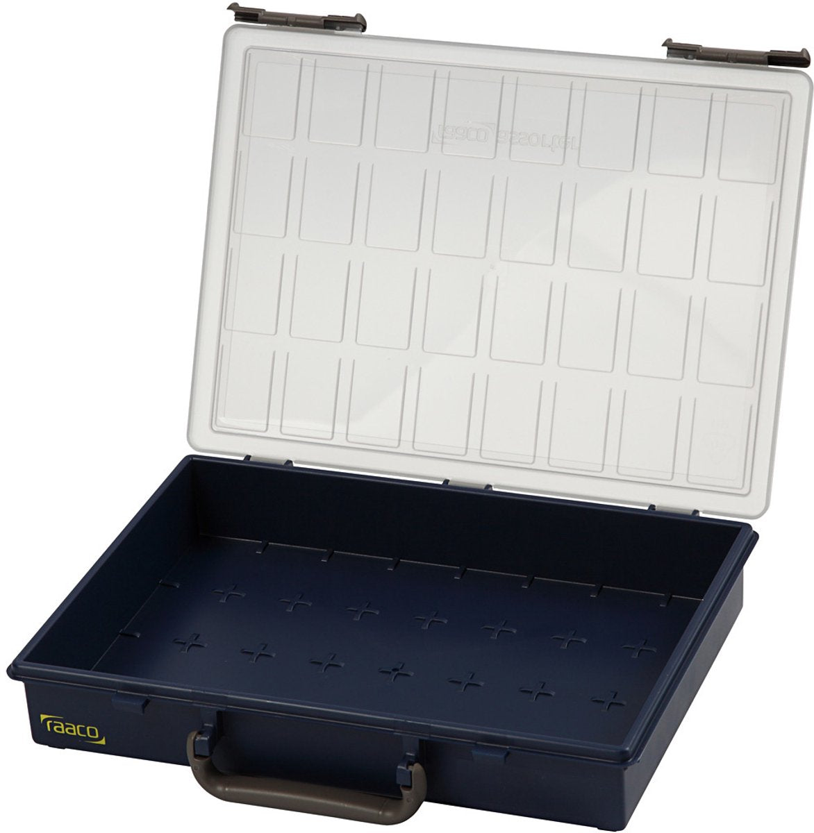 Boîte de rangement Raaco, sans boîtes d'insertion en vrac, h : 8 cm, dimensions 33,8x26,1 cm, 1 pièce
