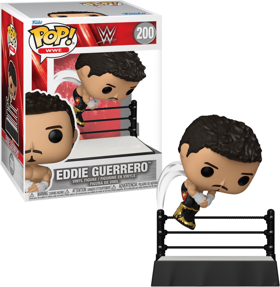 Funko wwe pop! figurine en vinyle premium Eddie Guerrero (frog splash) 9 cm