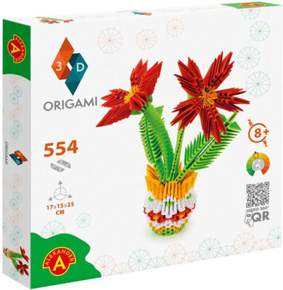 SELECTA ORIGAMI 3D VASE FLOWN, 554DLG.