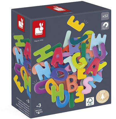 Janod - set d'aimants - lettres de l'alphabet
