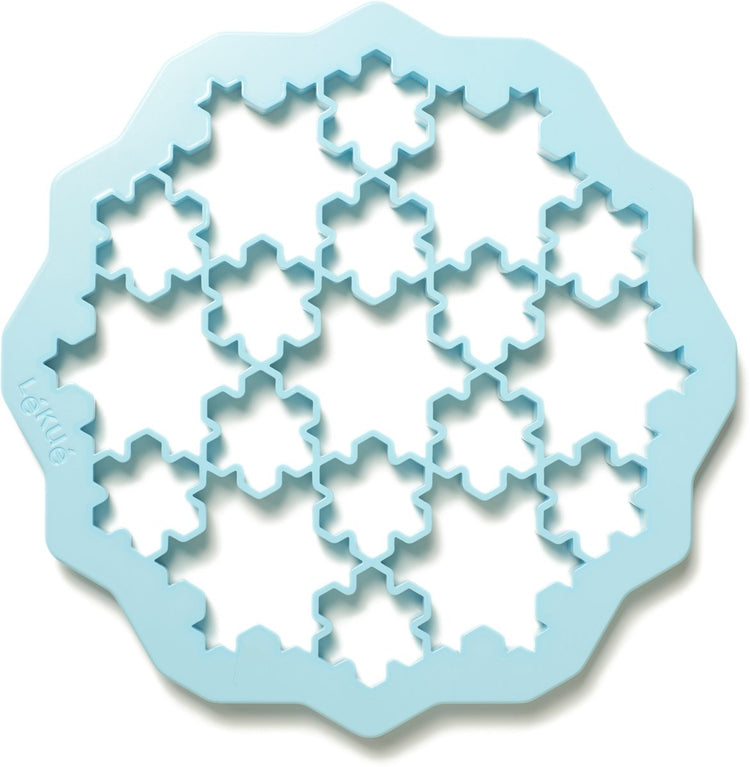Lékué emporte-pièce flocons de neige - bleu
