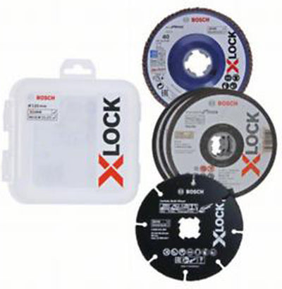 Bosch accessoires jeu de disques x-lock | 5 pièces | 125 mm | cmw - 2608619374 - 2608619374