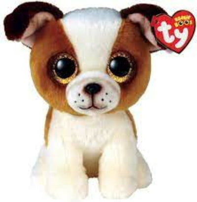 Hugo Bulldog de Ty Beanie Boo, 15cm
