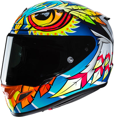 Casque Intégral HJC Rpha 12 Spasso Bleu Blanc - Taille L - Casque