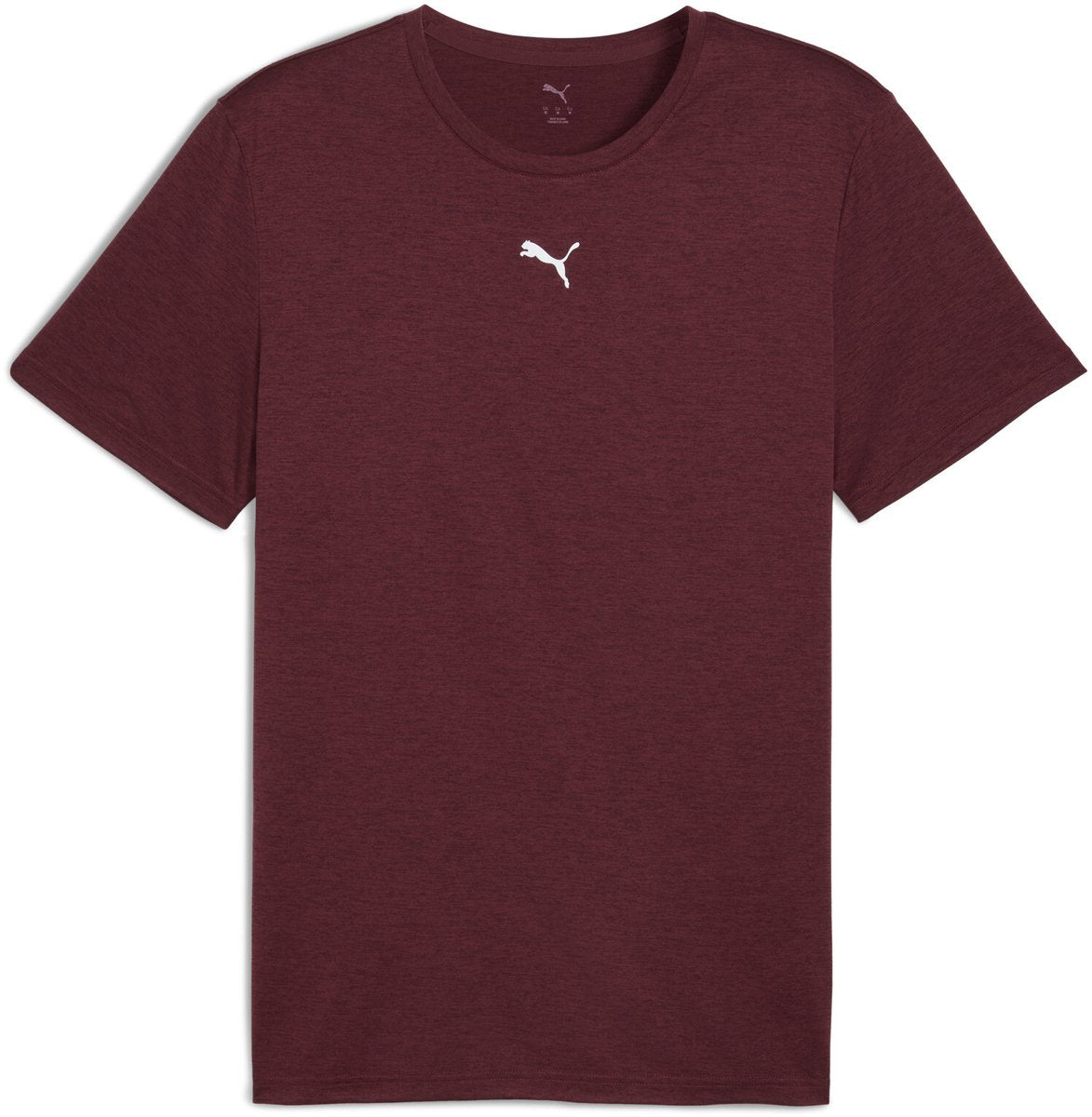 Puma m tad essentials heather cat tee (cf small cat) chemise de sport pour hommes - ruby shimmer heather