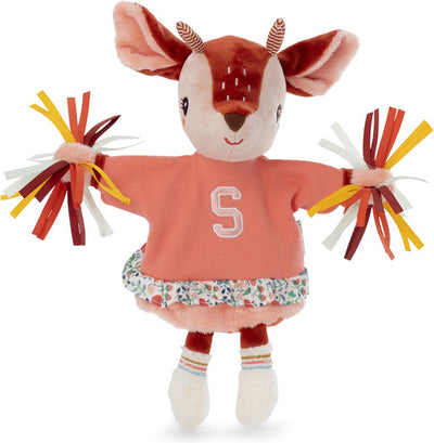 Lilliputiens - marionnette à gaine - pompon - stella le cerf