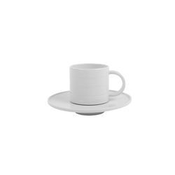 Cercle de soucoupes à café - par Jan des Bouvrie