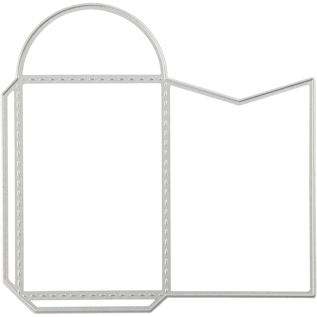 Creativ company matrices de découpe et de gaufrage, enveloppe, taille 8,5x5,5 cm, 1 pièce