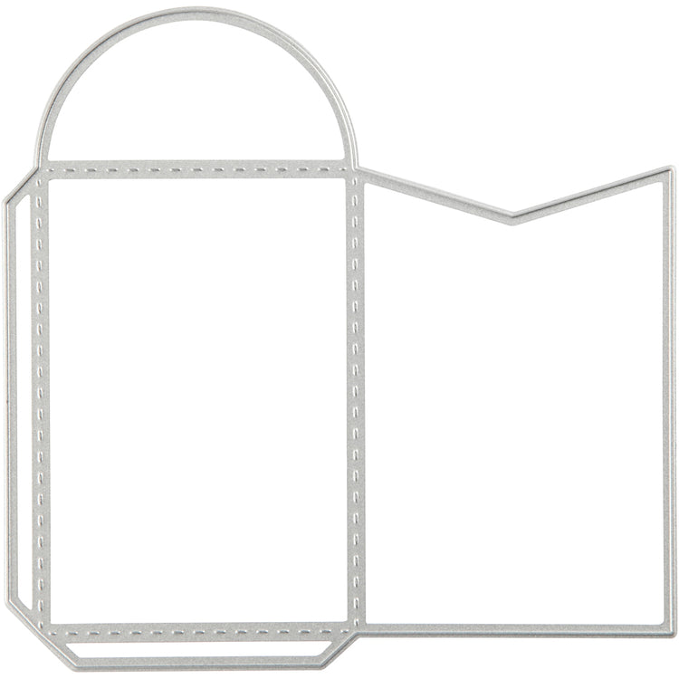 Creativ company matrices de découpe et de gaufrage, enveloppe, taille 8,5x5,5 cm, 1 pièce