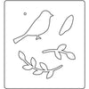 Creativ company matrice de découpe, oiseau, taille 14x15,25 cm, épaisseur 15 mm, 1 pièce