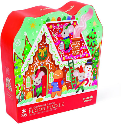 Puzzle maison en pain d'épice de Crocodile Creek pour Noël -
