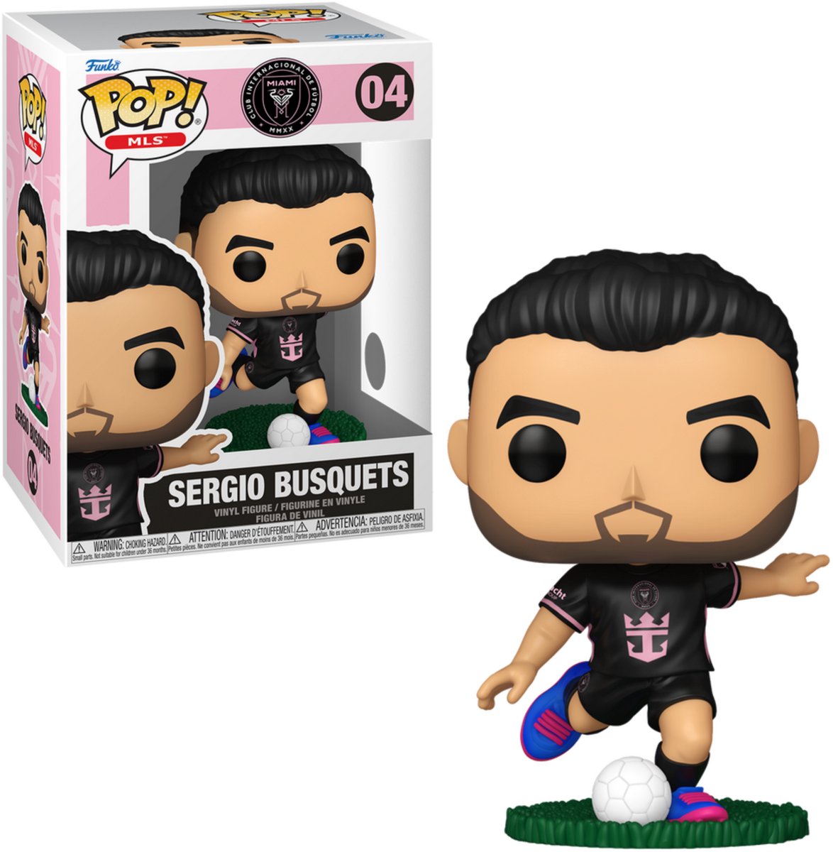 Funko pop mls : inter miami - sergio busquets pop #04