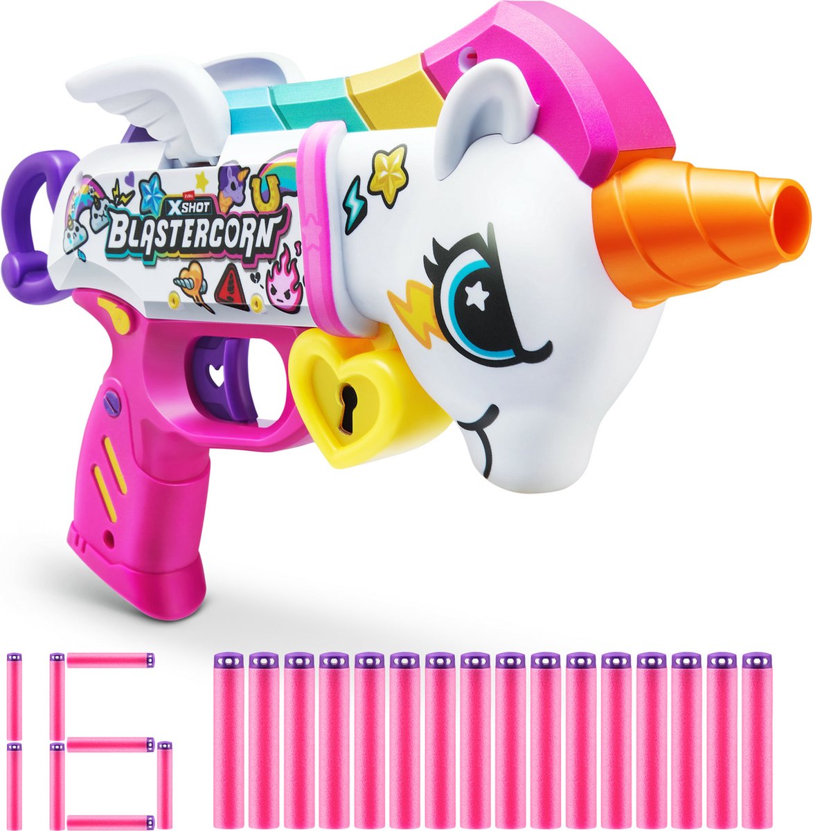 Xshot - blastercorn (avec 16 flèches) de zuru - jouet blaster