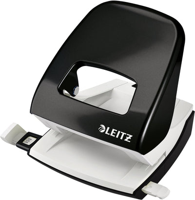 Perforatrice Leitz ne nexxt wow - 2 trous - perfore jusqu'à 30 feuilles - idéale pour le bureau à domicile - noir