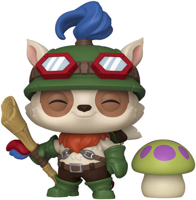 Funko League of Legends Teemo avec figurine en vinyle champignon 1138 pop unisexe ! - neutre - standard
